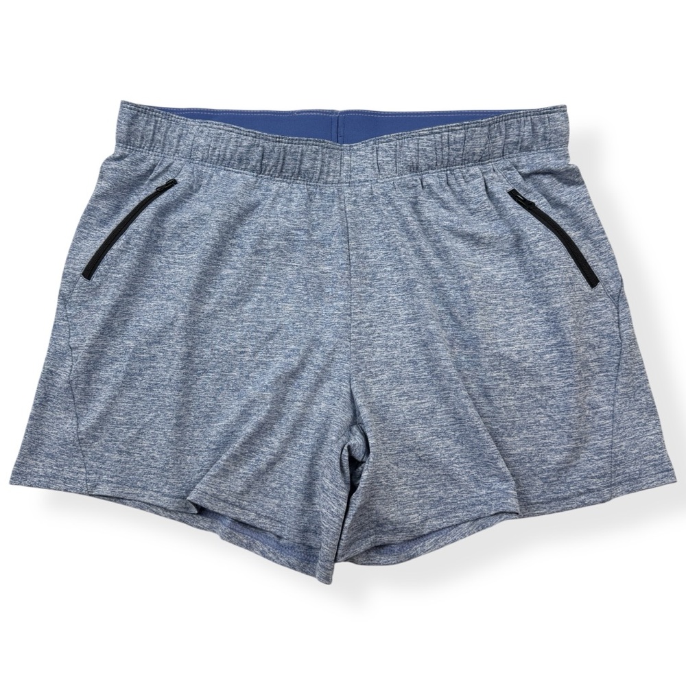 Liberty‎ Pro Shorts Womens Large L Blue Drawstring Stretch Zip Pockets NWT